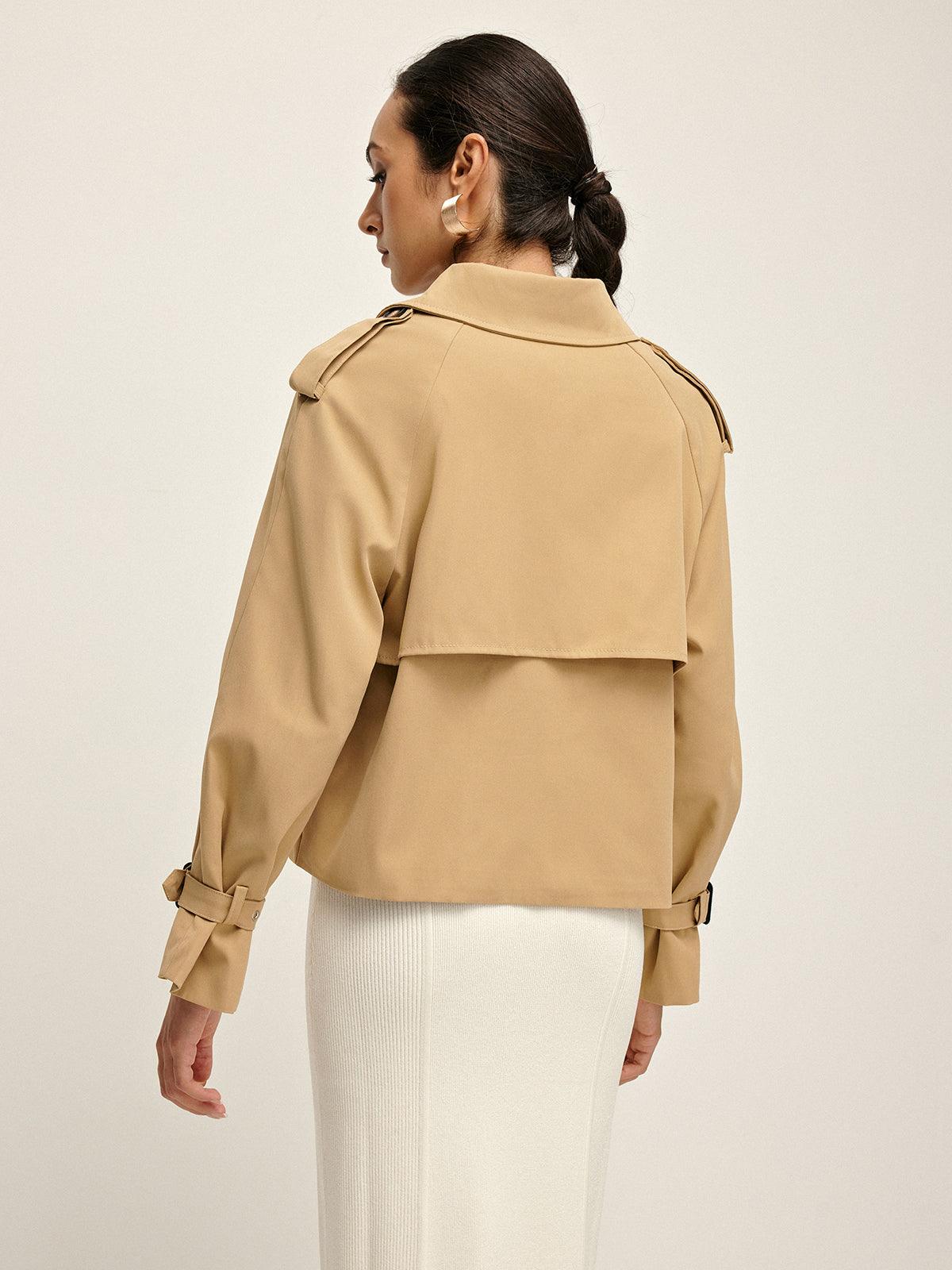Maison Salvara™ | Breasted Lapel Trench Coat