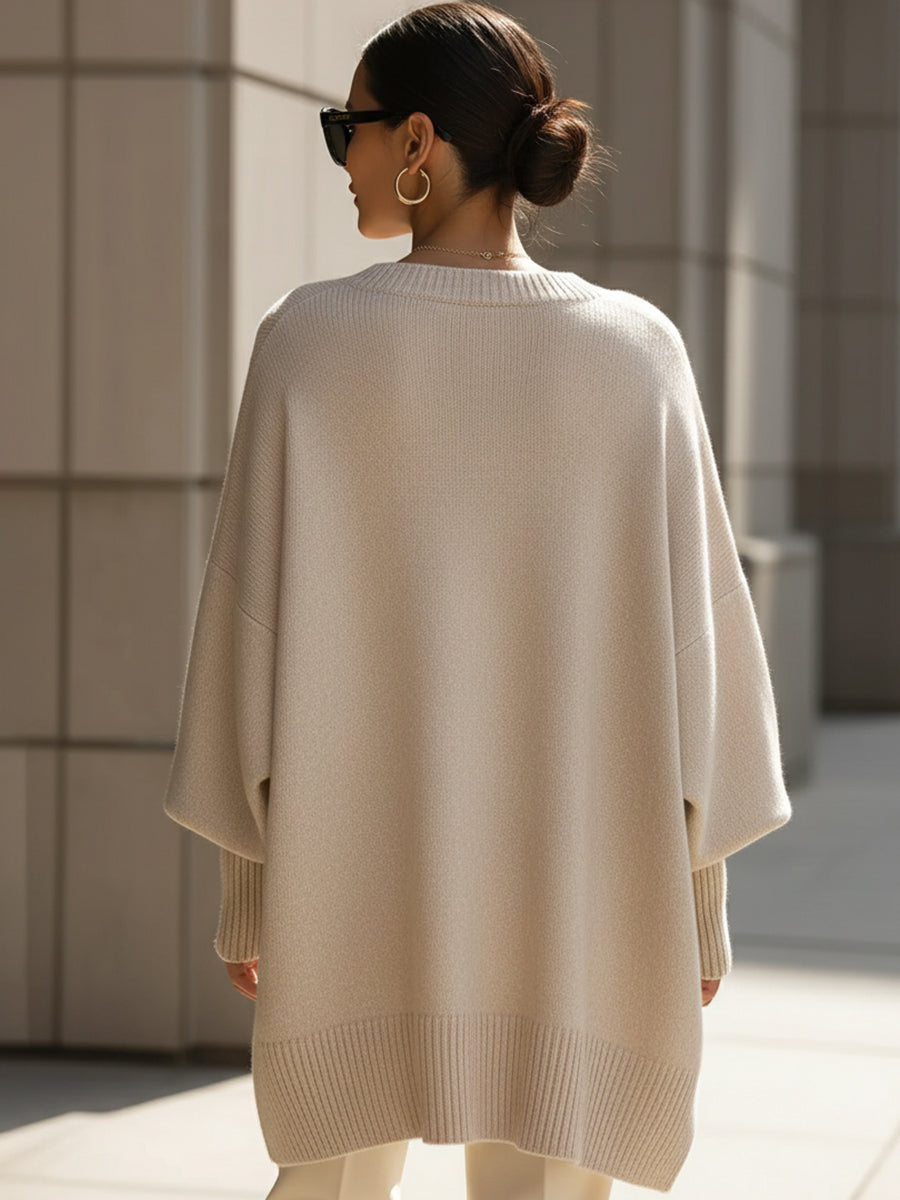 The Emilia Grace Knit Poncho
