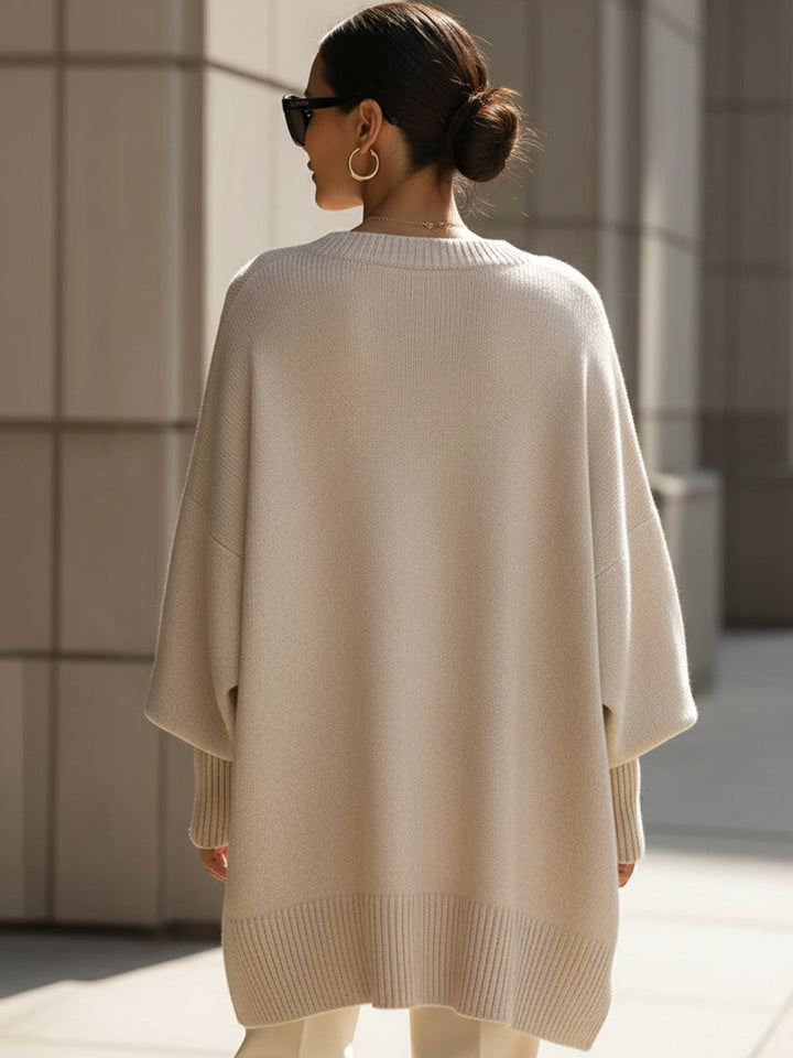 The Emilia Grace Knit Poncho