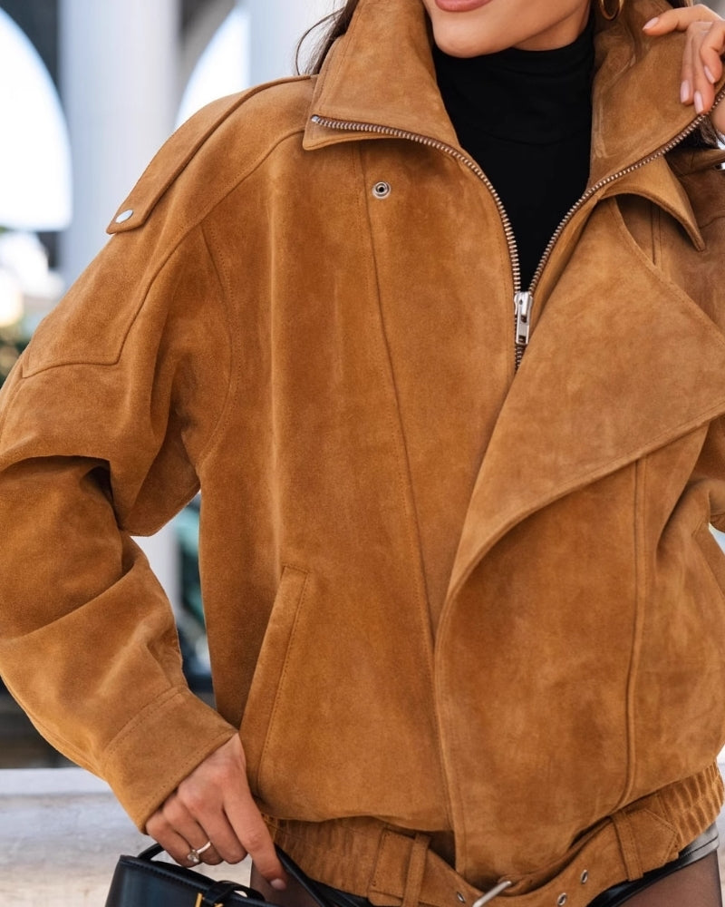 Maison Salvara™ | Vintage Suede Flow Jacket