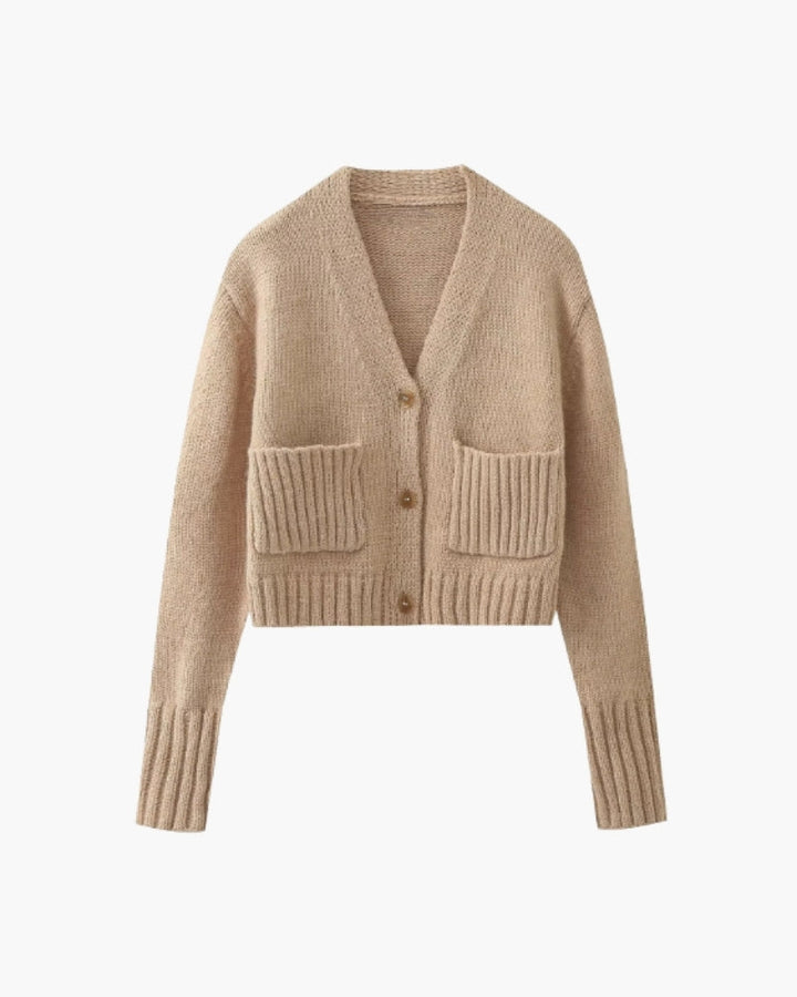 Maison Salvara™ | Soft Knit Pocket Cardigan