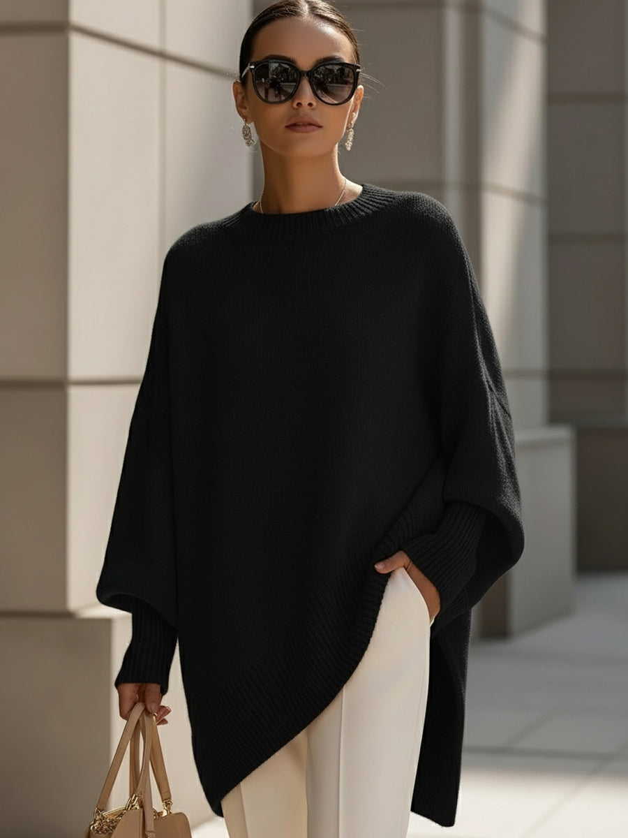 The Emilia Grace Knit Poncho