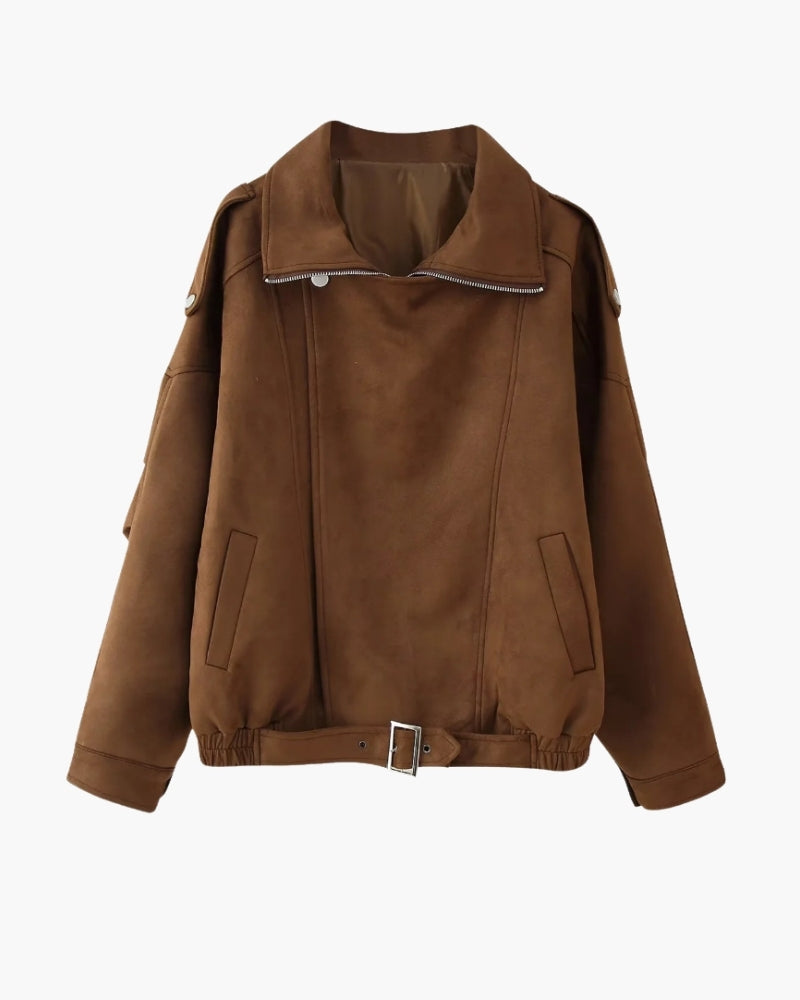 Maison Salvara™ | Vintage Suede Flow Jacket