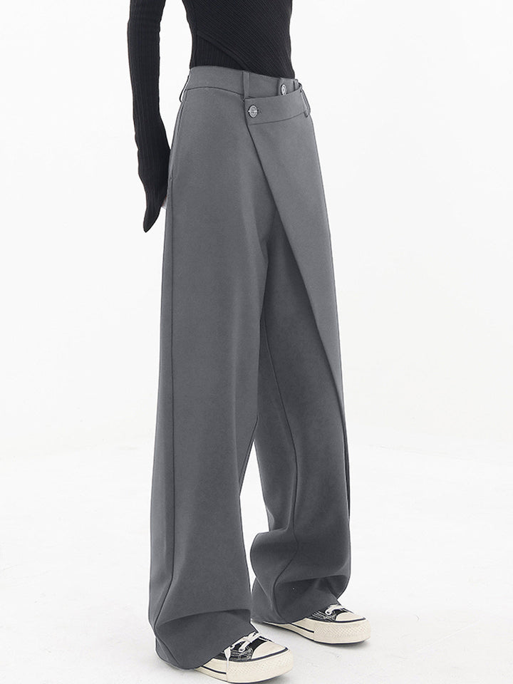 Maison Salvara™ | Asymmetrical Baggy Wide Leg Pants