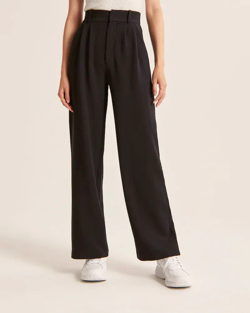 Maison Salvara™ | Lucia Black Tailored Pants