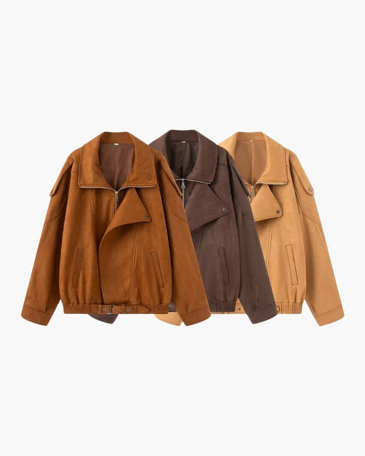 Maison Salvara™ | Vintage Suede Flow Jacket