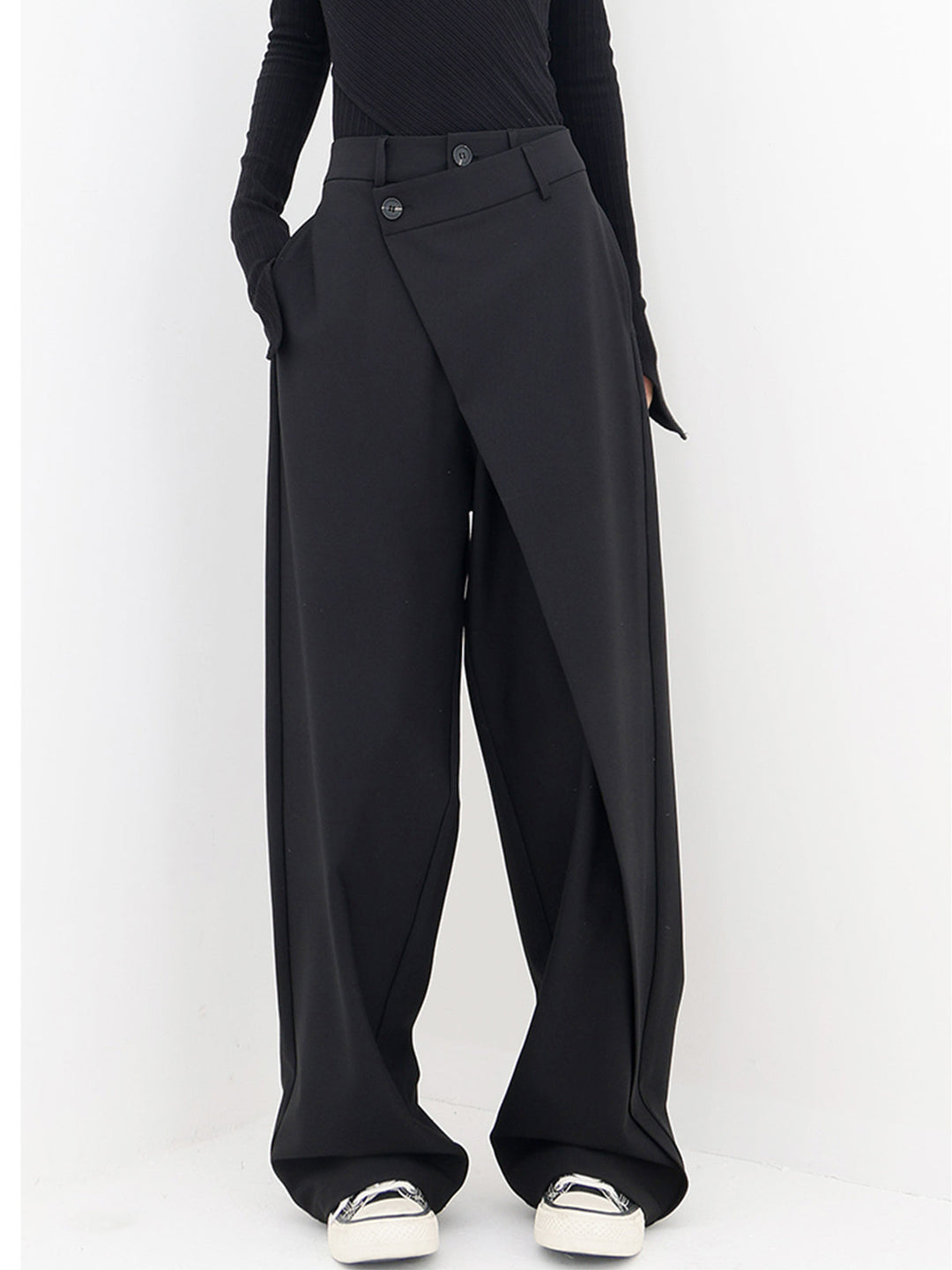 Maison Salvara™ | Asymmetrical Baggy Wide Leg Pants