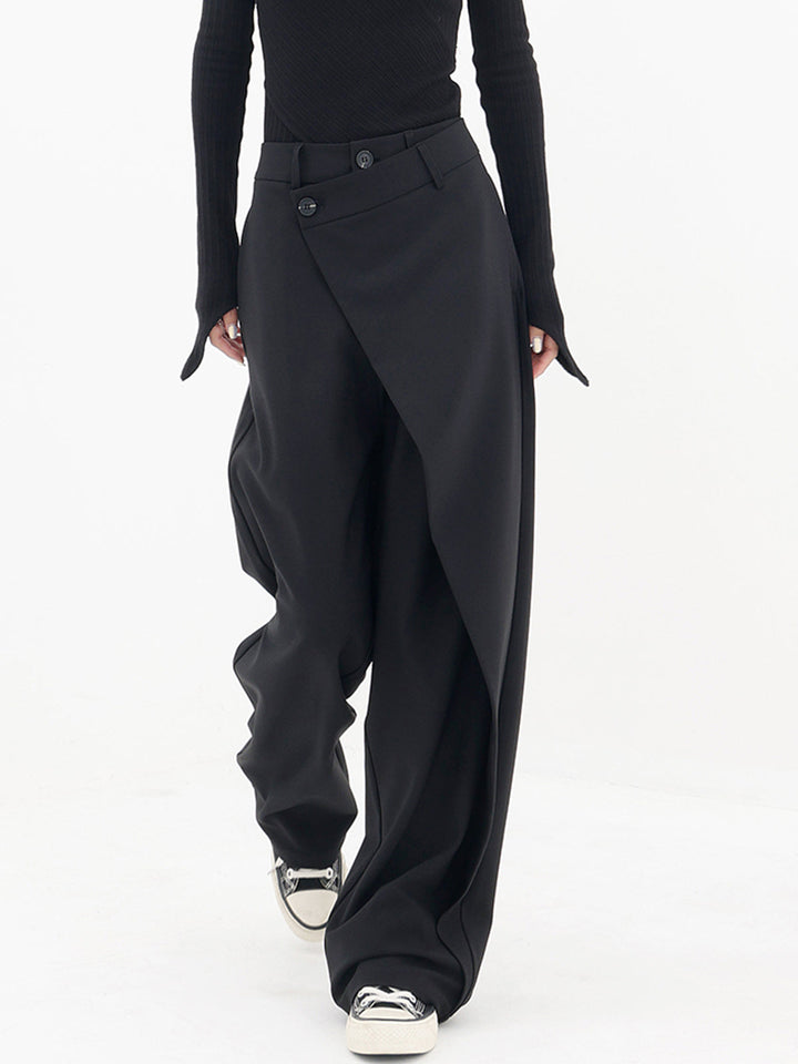 Maison Salvara™ | Asymmetrical Baggy Wide Leg Pants