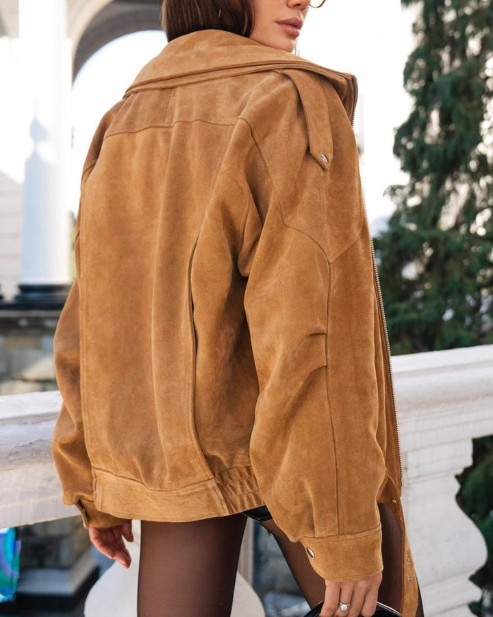Maison Salvara™ | Vintage Suede Flow Jacket