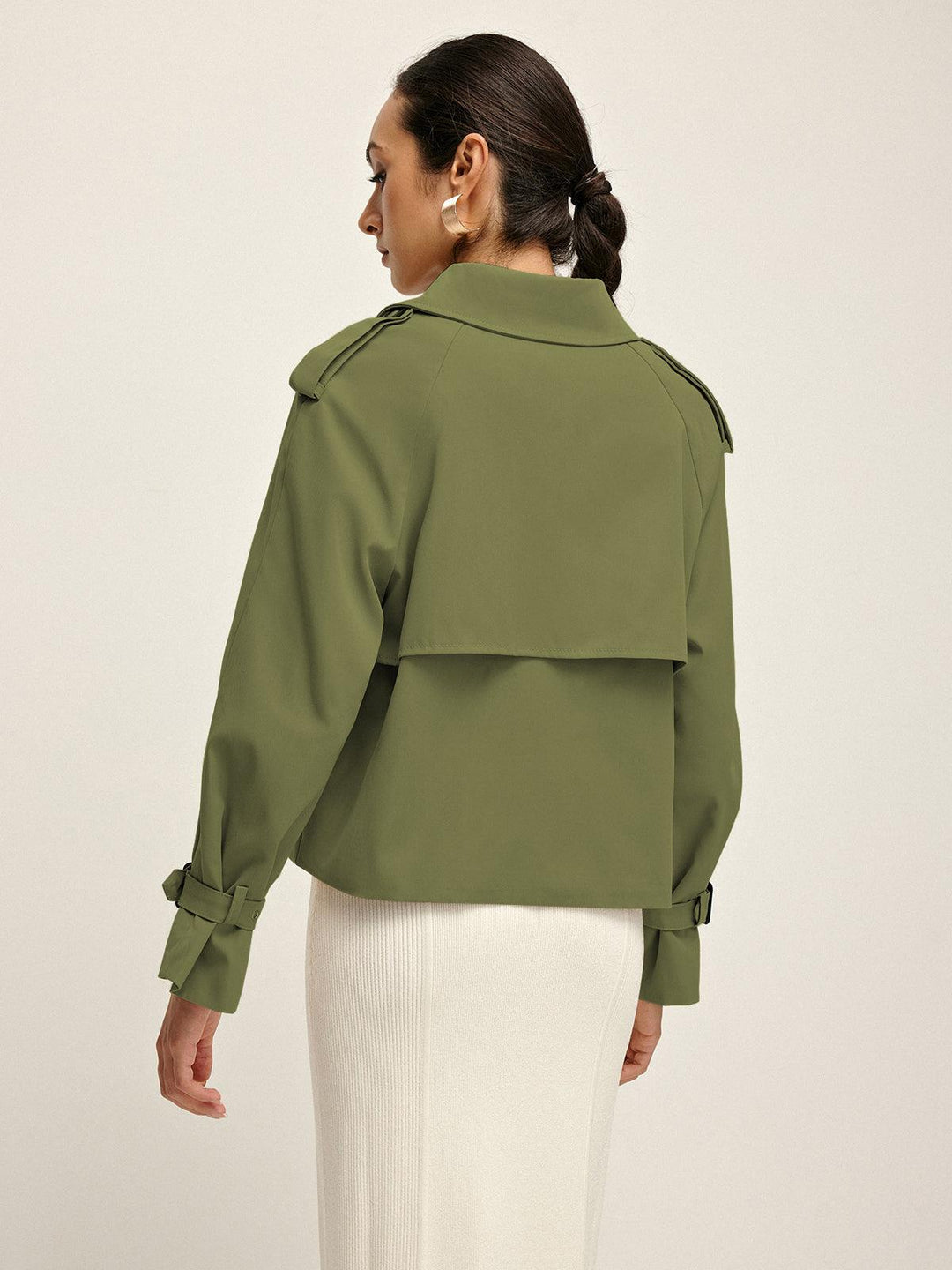 Maison Salvara™ | Breasted Lapel Trench Coat