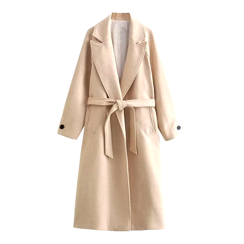 Maison Salvara™ | Belted Wool Coat