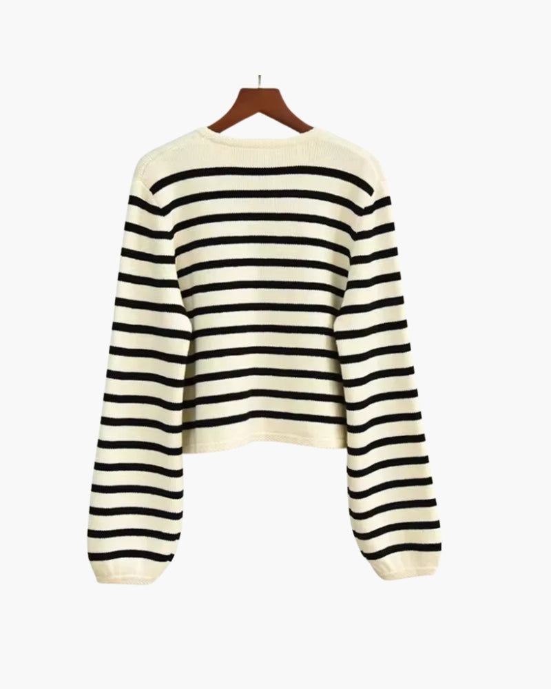 Maison Salvara™ | Luxe Striped Wool Vest