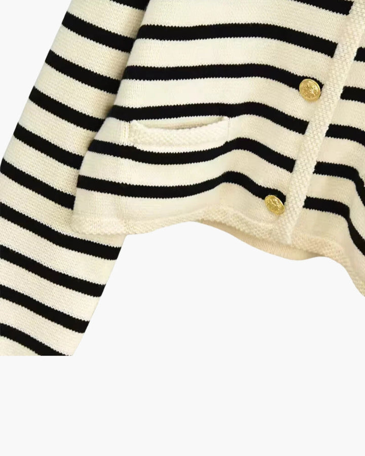 Maison Salvara™ | Luxe Striped Wool Vest