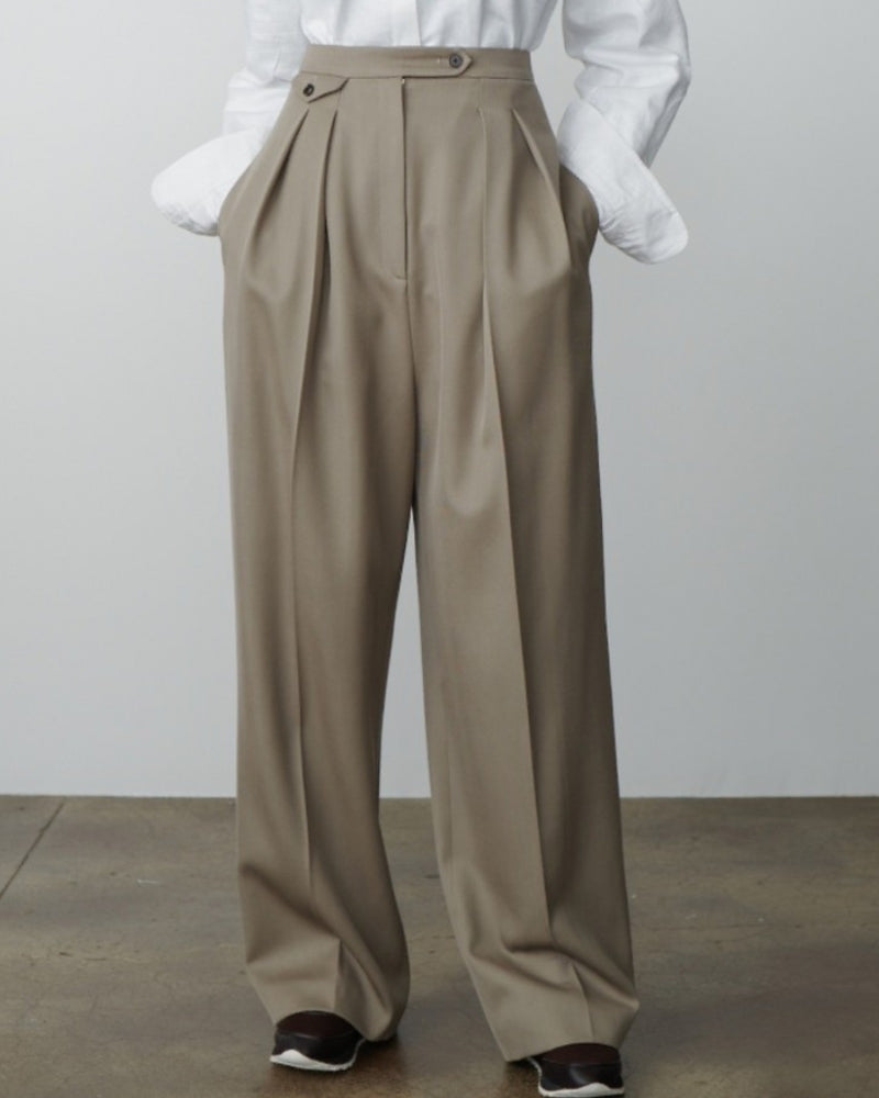 Maison Salvara™ | Wool Oversized Pantalon