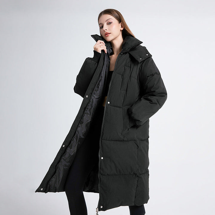 Maison Salvara™ - Classic Hooded Long Puffer Coat