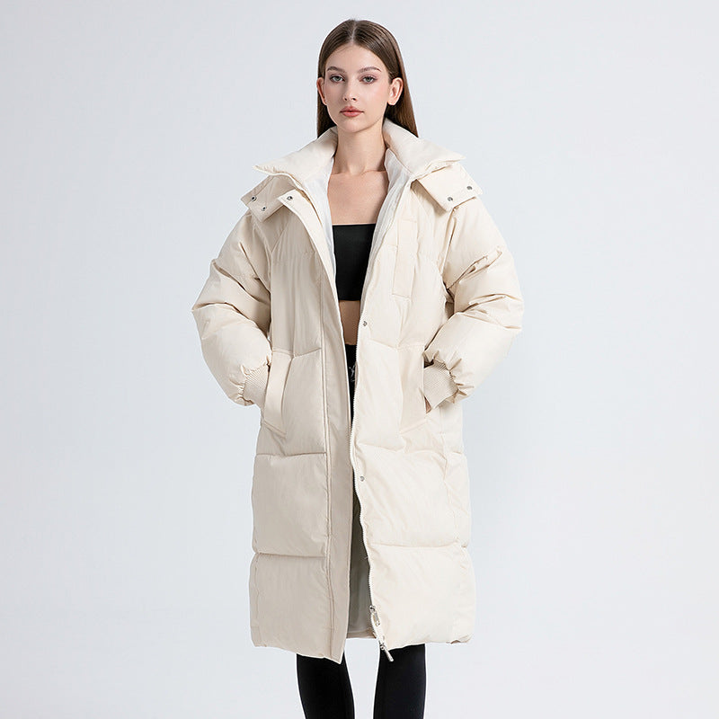 Maison Salvara™ - Classic Hooded Long Puffer Coat