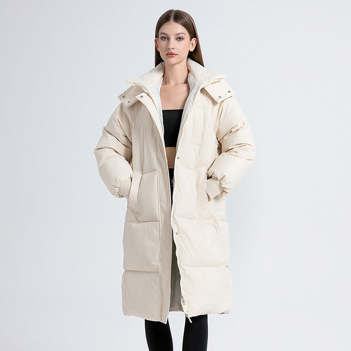 Maison Salvara™ - Classic Hooded Long Puffer Coat