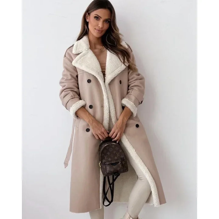 Elara | Teddy-Lined Trench Coat