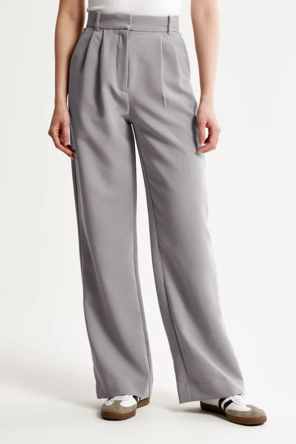 Maison Salvara™ | Lucia Gray Tailored Pants