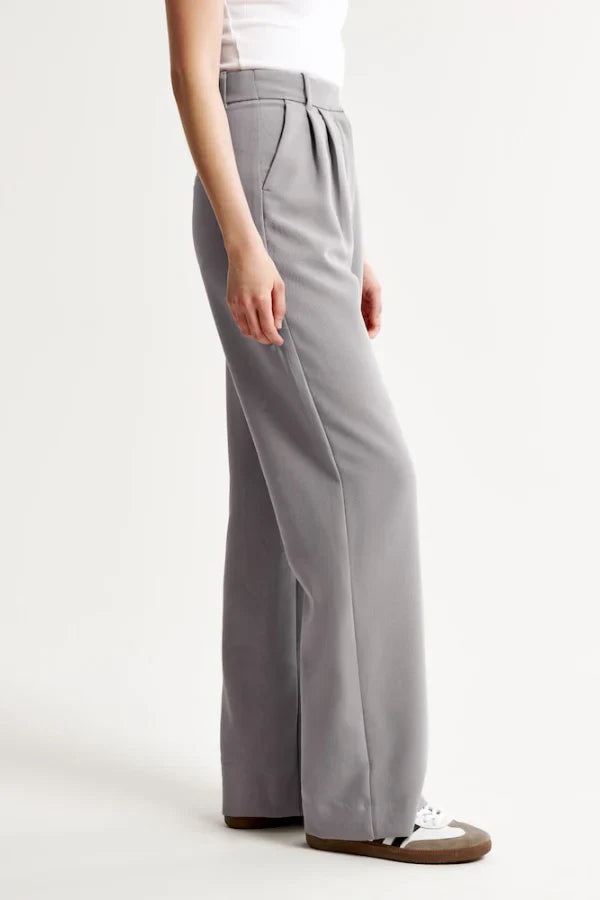 Maison Salvara™ | Lucia Gray Tailored Pants