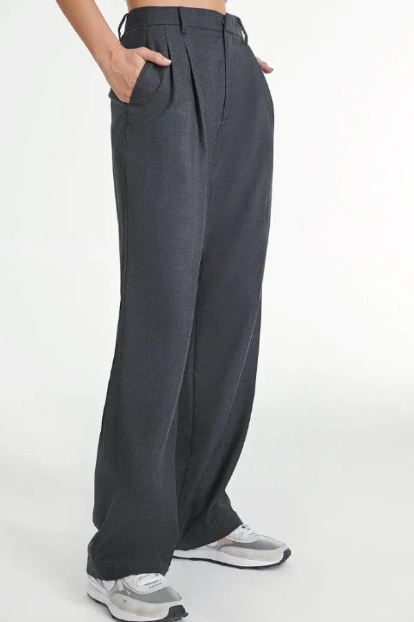 Maison Salvara™ | Lucia Charcoal Tailored Pants
