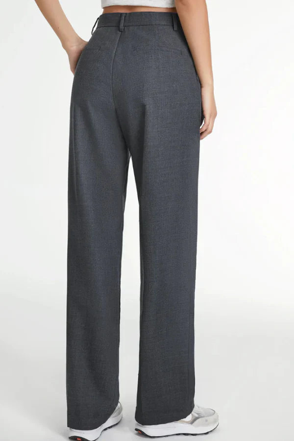 Maison Salvara™ | Lucia Charcoal Tailored Pants