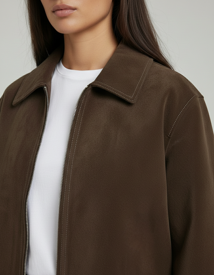 Maison Salvara™ | Velours Suede Jacket