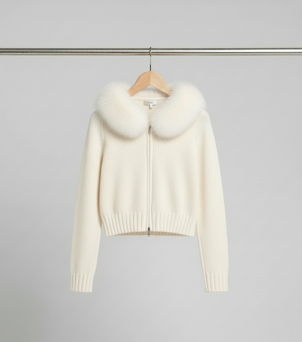 Maison Salvara™ | Faux Fur Cardigan