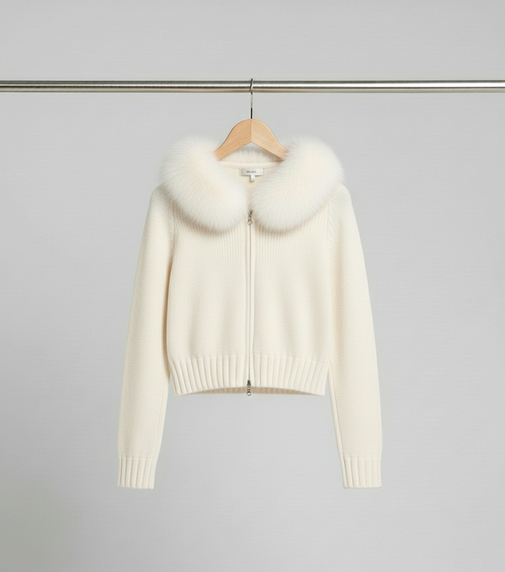 Maison Salvara™ | Faux Fur Cardigan