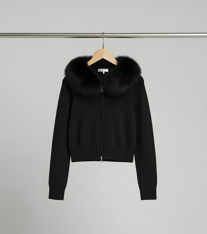 Maison Salvara™ | Faux Fur Cardigan