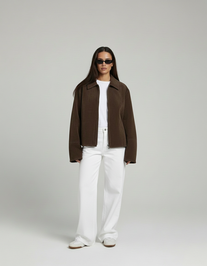 Maison Salvara™ | Velours Suede Jacket