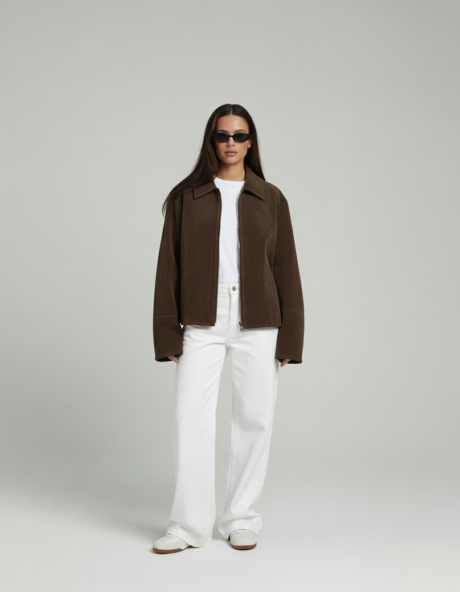 Maison Salvara™ | Velours Suede Jacket