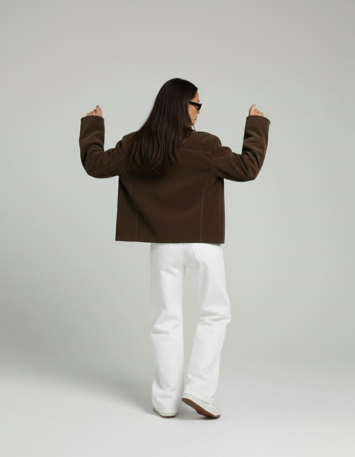 Maison Salvara™ | Velours Suede Jacket