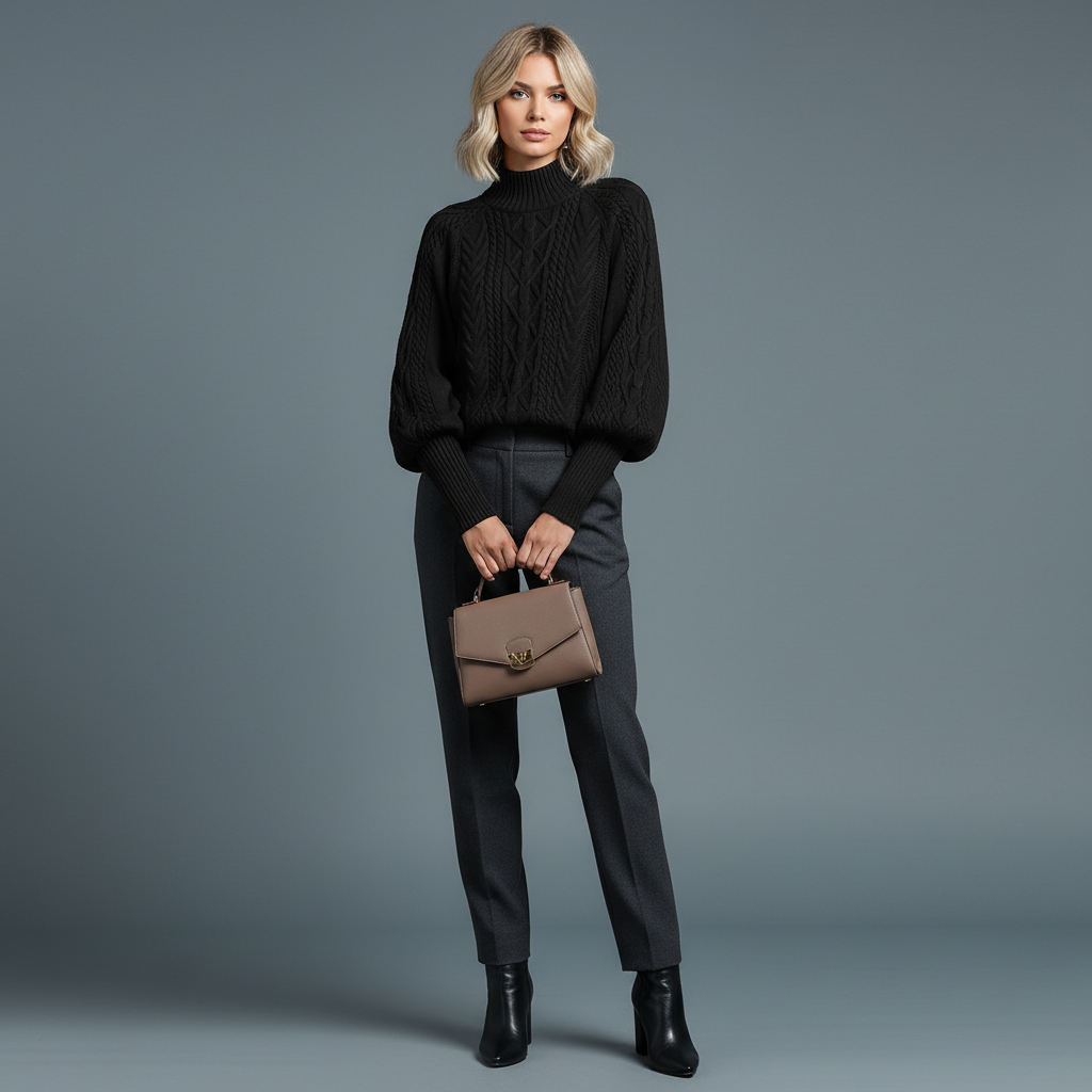 Maison Salvara | Casual Long Sleeve Knitted Sweater