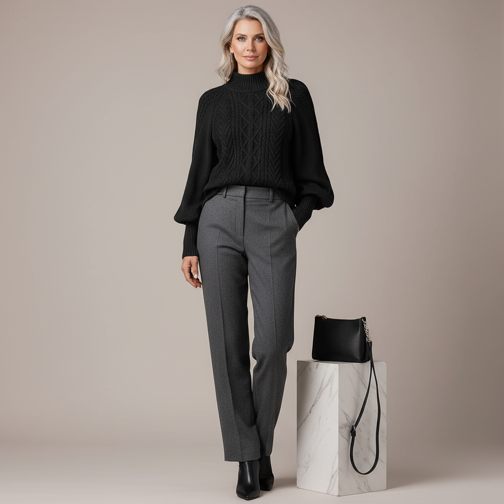 Maison Salvara | Casual Long Sleeve Knitted Sweater