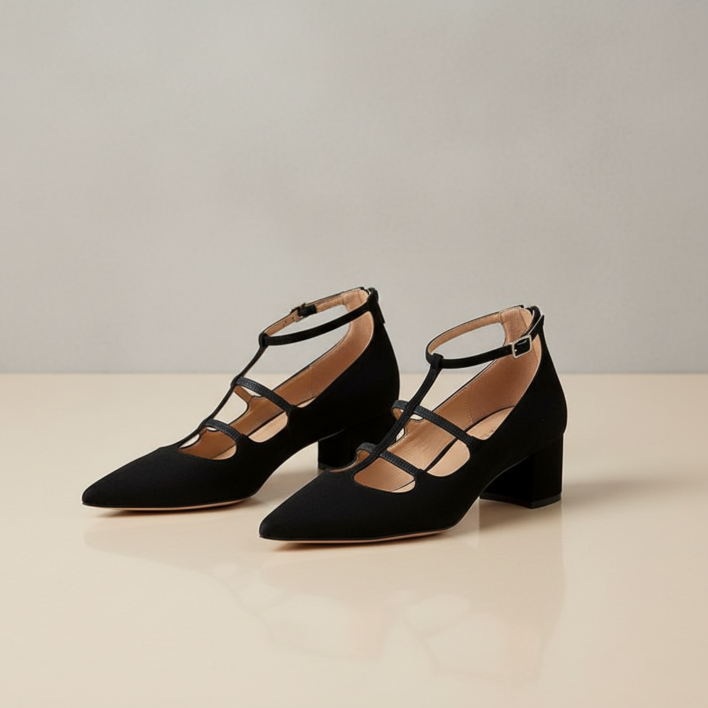 Deborah | Strappy Pointed Flats