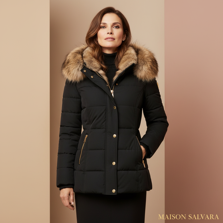 Fur-Lined Winter Coat