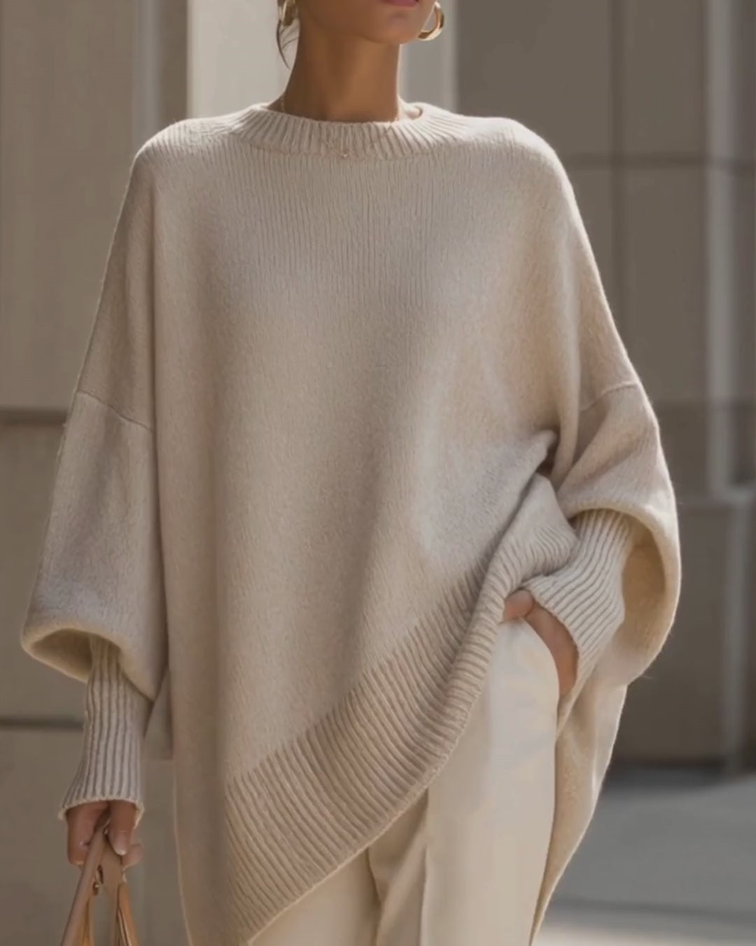 The Emilia Grace Knit Poncho